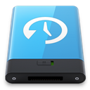 Blue Time Machine W icon